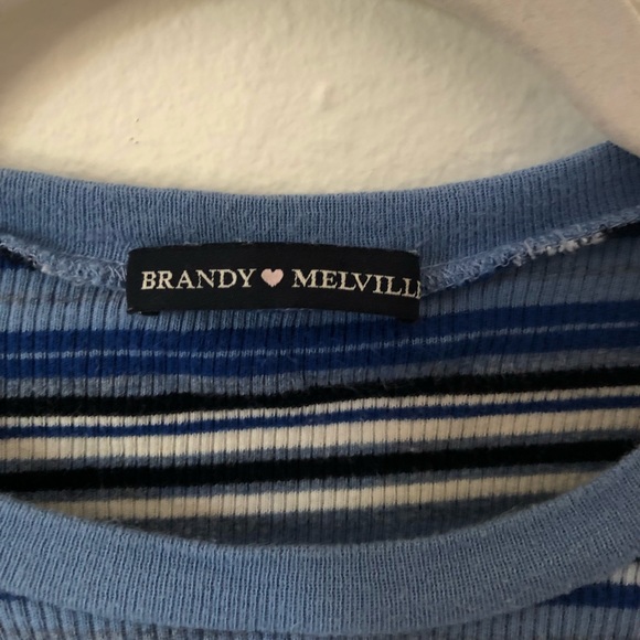 Stripe Brandy Melville T-Shirt - Picture 2 of 2